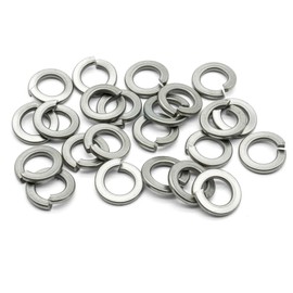 Hippo Hardware M6 (6mm) Spring Washers Square Coil Split Lock Washers A2 Stainless Steel (Pack of 5)