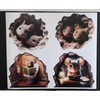 Starripon Cute Mouse in the Hole Wall Stickers, Set of