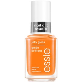 essie Nail Art Studio Jelly Gloss Polish, Vegan, Sheer Orange Nail Polish, Apricot Jelly, 0.46 Fl Oz