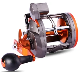 Sougayilang Line Counter Trolling Reel Conventional Level Wind Fishing Reel-Thunder LS II 4000R