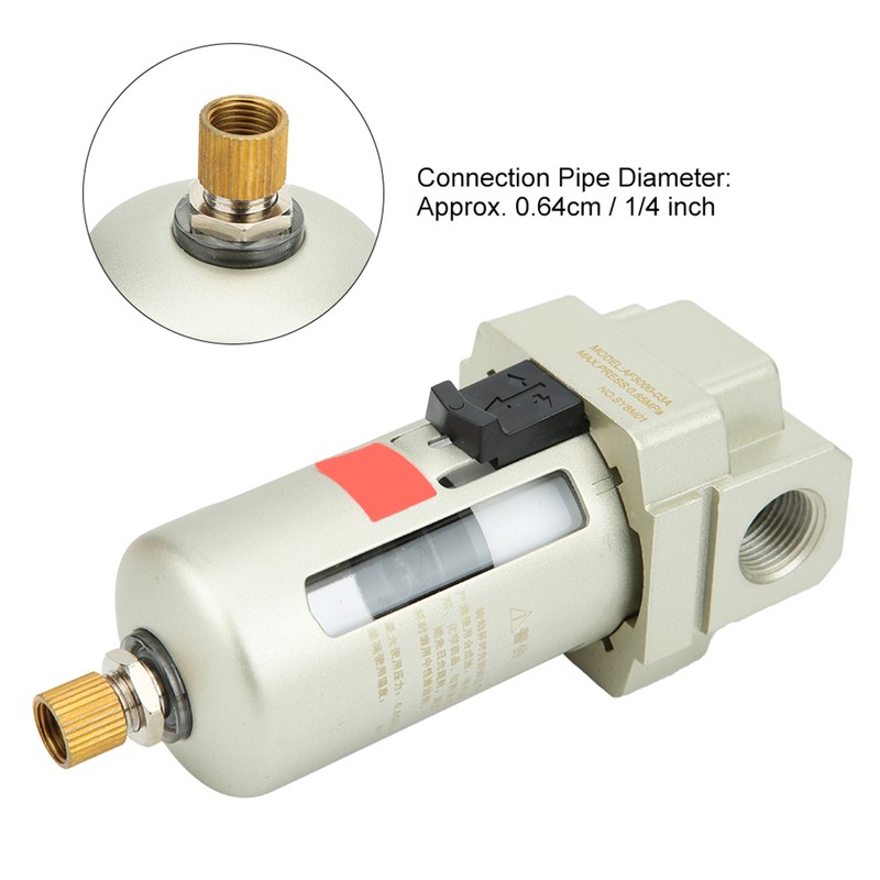 Air Filter Oil‑Water Separator Pneumatic Tool Mechanical Single Unit Aluminum