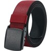 LionVII Mens Elastic Belt 130cm Stretch Belt with Plastic Buckle