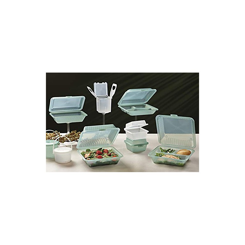 G.E.T. EC-07-1-JA-EC Handled Take-Out Soup Container, 12 Ounce, Jade (Set