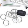 10 Pcs Metal Spring Round Carabiner Inner Diameter 1 Inch
