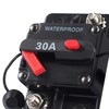 30 Amp Car Circuit Breaker 12V-24V DC Waterproof Car Audio