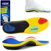 Kozzim スポーツインソール 衝撃吸収 立ち仕事 中敷き 【人体工学·美姿勢キープ アーチサポート】アーチサポートインソール 快適性 抗菌防臭 日常生活