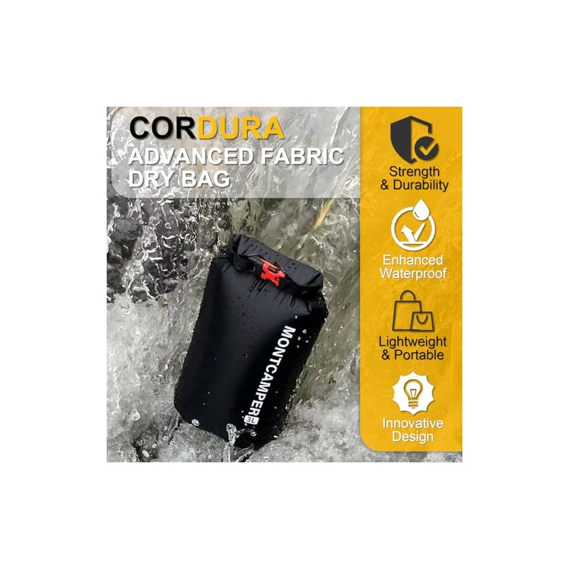 CORDURA - Bolsa de almacenamiento impermeable de nailon actualizada, duradera