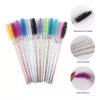 noved 100 Cepillo Desechables Glitter Para Extensión De Pestañas.