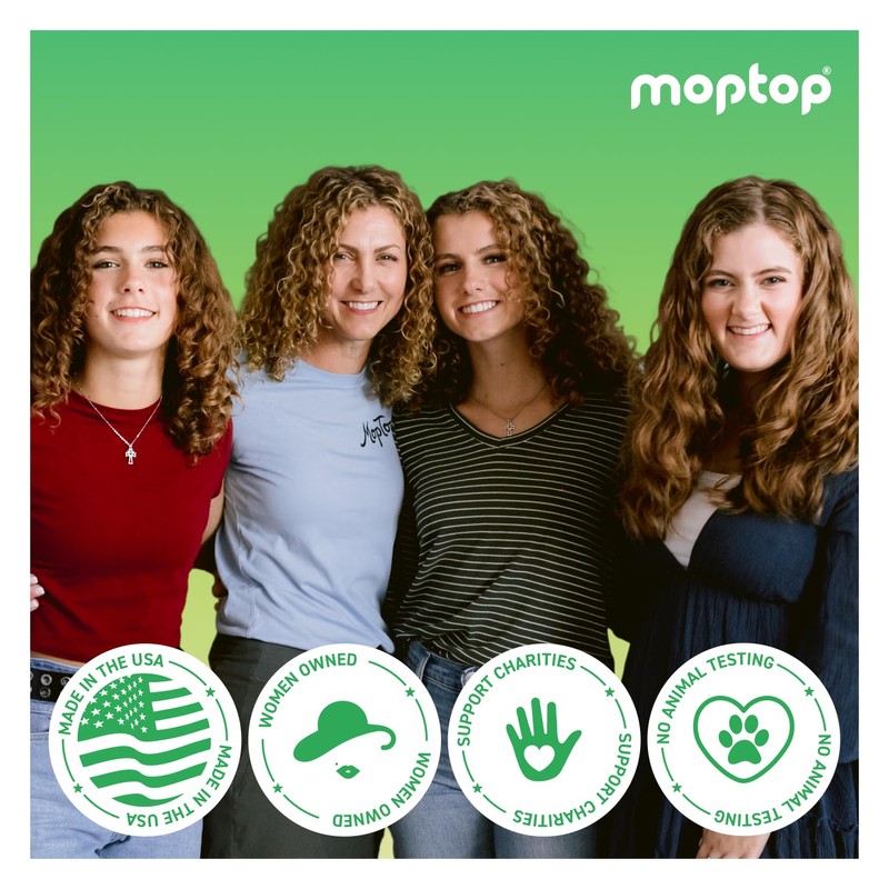 MopTop Gentle Shampoo – Every Day Curly Hair Sulfate Free