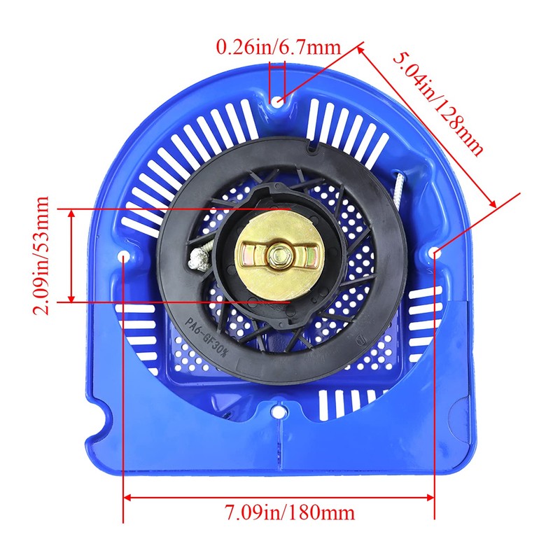 WOTIAN Recoil Pull Starter Assembly Compatible with DuroMax Generator 274cc