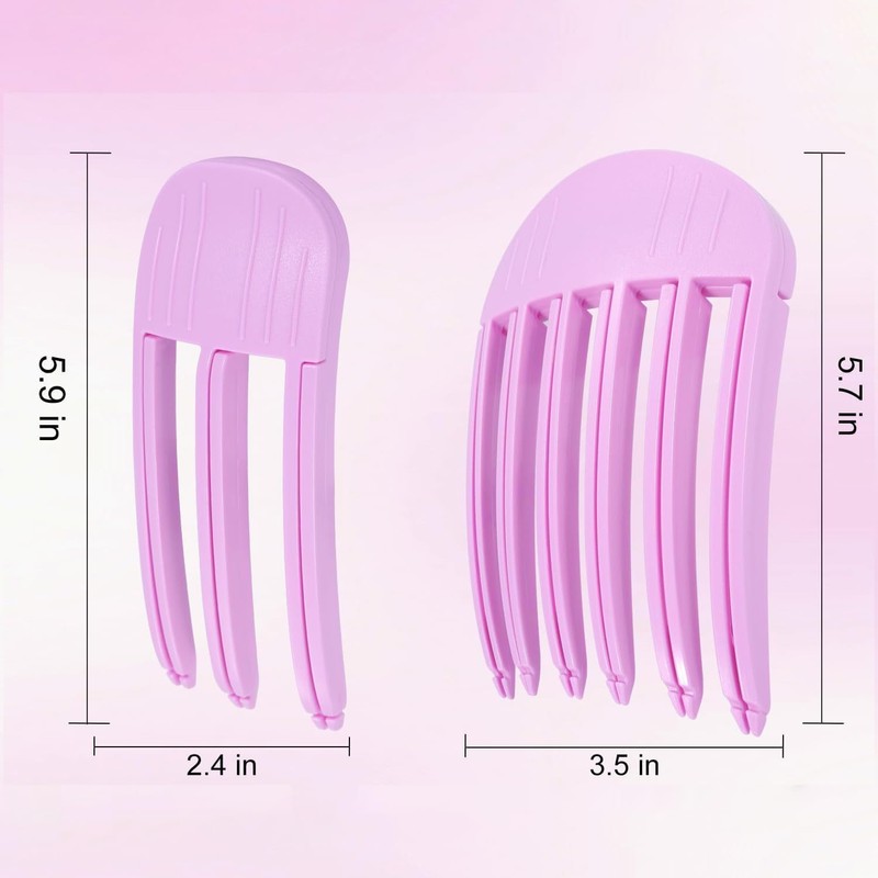 Volumizing Hair Clips, Hair Volume Clips for Fluffy Bangs （Purple）2