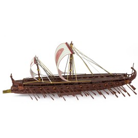DCD Model Kit Expert Difficulty Greek Trireme Warship Steel Model by Metal Earth for Model Building Tool Kits