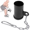 T-bar Row Platform with Chain Full 360°Swivel Eyelet Landmine Attachment
