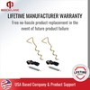 Beech Lane Heavy Duty Pre-Assembled RV Awning Anchor Kit, Sturdy