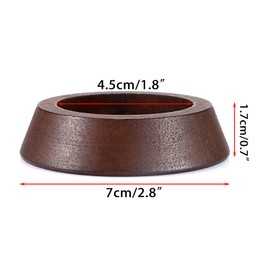 Pack of 3 Wooden Sphere Holder Display Stand for Crystal Sport Ball