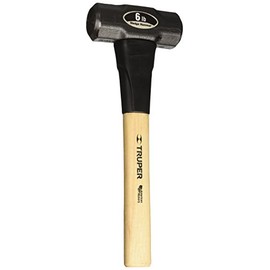 Truper 33186 6-Pound Sledge Hammer, Hickory Handle, 16-Inch