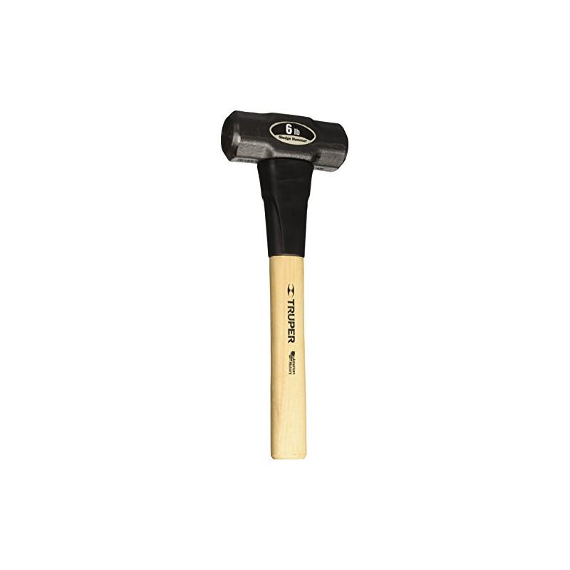 Truper 33186 6-Pound Sledge Hammer, Hickory Handle, 16-Inch