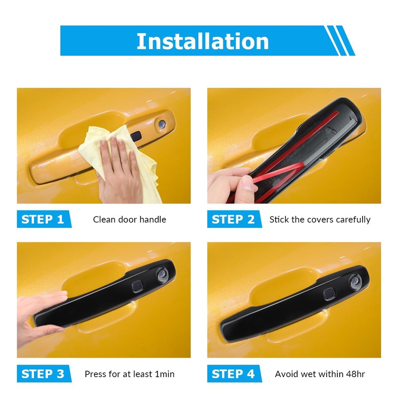 DLOVEG Upgraded Door Handle Cover Compatible for 2024 2025 2026