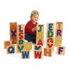 Excellerations 5 inch Alphabet Unit Floor Blocks, 26 Pieces, Toddler,