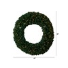 Nearly Natural 48in. Large Artificial Christmas Wreath with 714 Bendable