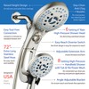 Hotel Spa AquaCare As-Seen-On-TV High Pressure Handheld/Rain 50-mode 3-way Shower