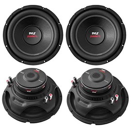 Pyle 12" 6400W 4-Ohm DVC Car Stereo Power Audio Subwoofer Set, 4pk | PLPW12D