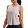 JOYSPELS Workout Crop Tank Tops for Women Cool-Dry Sleeveless Loose