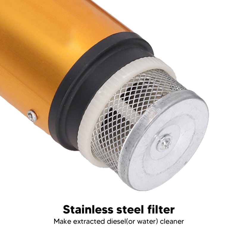 Electric Fuel Pump Universal Stainless Steel Oil Transport Device Mini