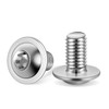 M5 x 10mm Flanged Button Head Socket Cap Screws, 304