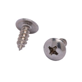 Bolt Dropper #6 X 3/8" Stainless Phillips Truss Head Wood Screws - Corrosion Resistant - 18-8 (304) Stainless Steel Truss Head Screw Pack