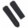 Ewatchparts 24mm Leather Watch Band Strap Rubber Compatible With Hublot