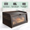 LOHASOK Bread Box for Kitchen Countertop Large Farmhouse Bread Container