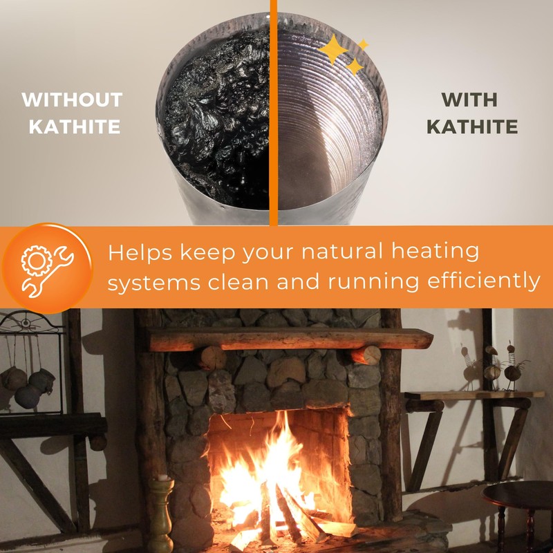 KABIN Kathite Chimney Sweep Cleaner 2LB - Fireplace Chimney Cleaning