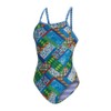 Dolfin Uglies Womens V2 Back One Piece Swimsuit, Snow Day,