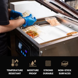 Yozxviu Teflon Tape, 2 Inch x 33 Ft x 0.18mm, PTFE High Temperature Tape for Vacuum Sealer Machine, Hand Impulse Sealers Insulation