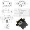 IP68 Waterproof Junction Box, 2 Way Cable Connector, External Junction
