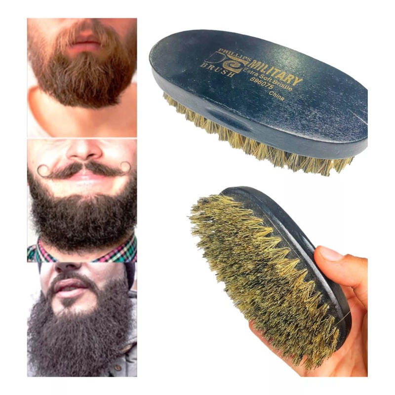 Phillips Brush Cepillo Ovalado Para Barba Military Phillips Brush 896075
