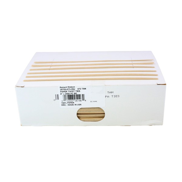 Reliant Ribbon Paper Twist Ties Rd Home Decor Trimmings, Tan