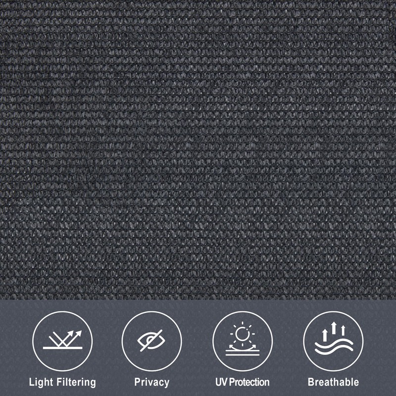 VICLLAX Outdoor Roller Shade, Patio Cordless Blinds Roll Up Shade