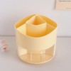 kaileyouxiangongsi Rotating Art Supply Storage Organizer,Pencil Holder with 9 Compartment,