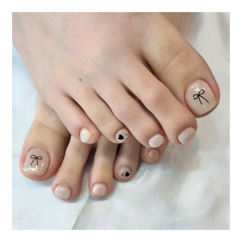 Dara Beauty March 2025 Art of the MonthRibbon Nail❣ -