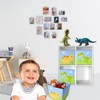 TE-Trend Dinosaur Motif Yellow Shelf Storage Box Children's Room Folding