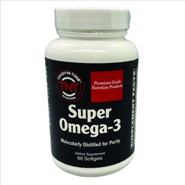 TOUGH-N-TONE Super Omega-3, High Potency Omega-3 Fish Oil with 300mg of EPA and 200mg of DHA