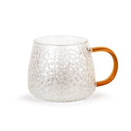 GinkgoHome Hand Blown Elegant Glass Tea Kettle Glass Teapot Glass Pitcher Fruit Tea (Cup)