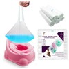 Zeph 50pcs Potty Liners with Drawstring for Boys and Girls,