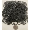 Unbranded 50 PCS SMALL BLACK RUBBER BANDS