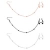 Dyknasz Fake Septum Rings Indian Septum Nose to Ear Chain