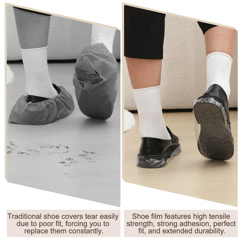 Maitys 2 Pack Floor Protection Film Refill Rolls for Shoe