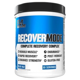 EVLUTIONNUTRITION Recover Mode Blue Raz flavor, 1 pack, 630g / EVLUTIONNUTRITION 리커버 모드 블루 라즈 맛, 1개, 630g