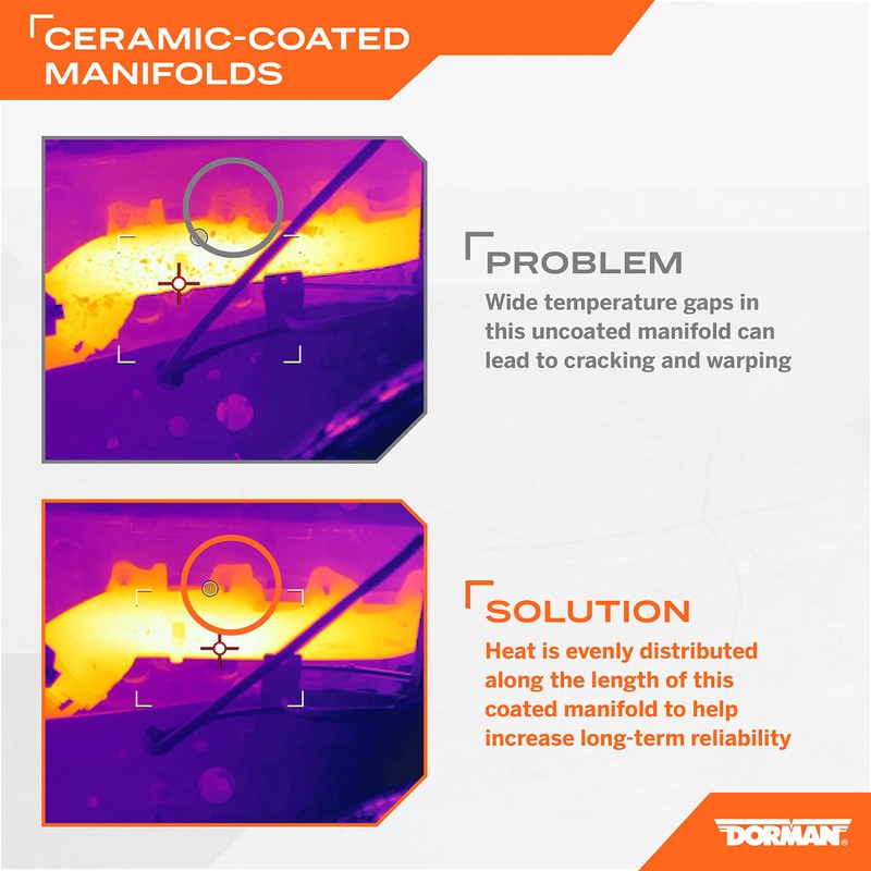 Dorman 674-498 Passenger Side Exhaust Manifold Kit Compatible with Select